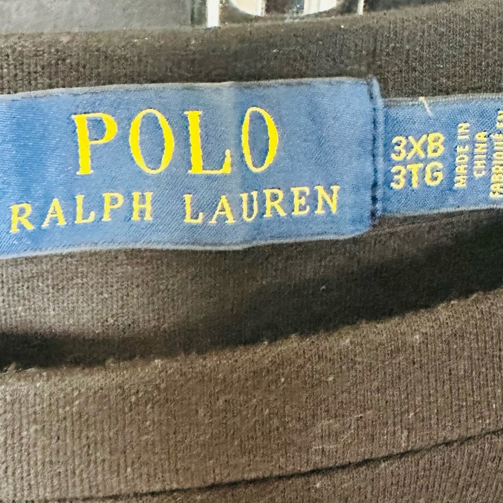 Polo Ralph Lauren Black crew neck Sweater with Skiing Bear Embroidery - Picture 4 of 8